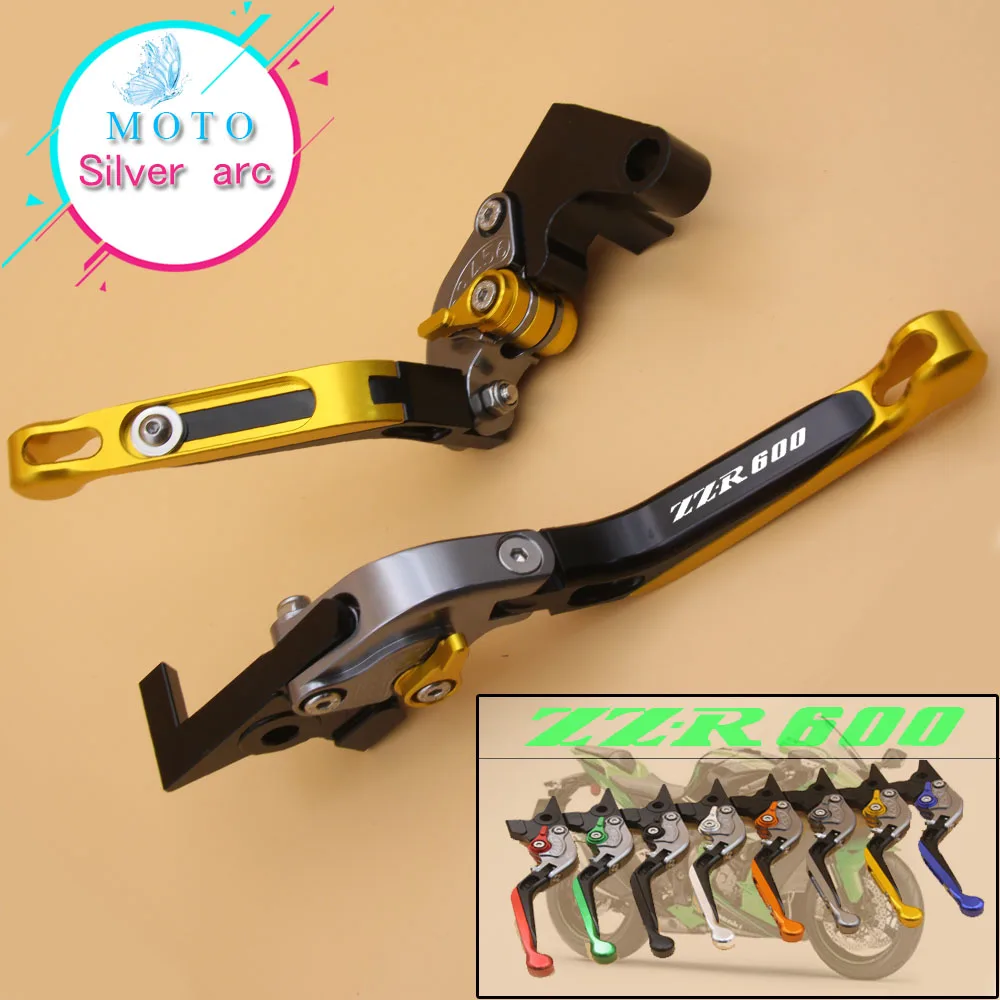 ! Логотип (ZZR600) для Kawasaki ZZR600 ZZR 600 2005 2006 2007 2008 2009 CNC рычаги тормозного сцепления