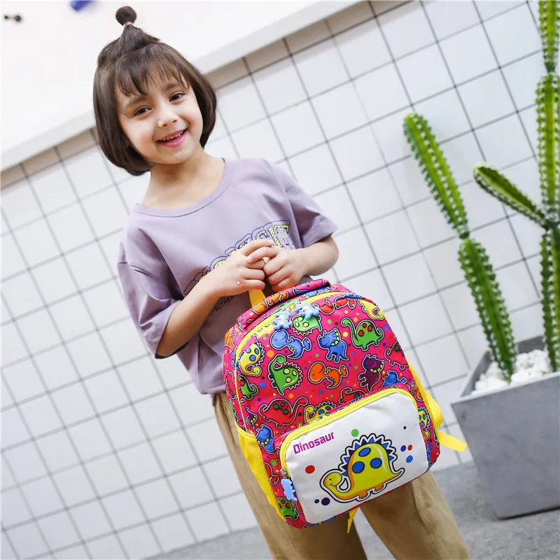 Детский мультяшный Школьный Рюкзак Для маленьких мальчиков и девочек милый