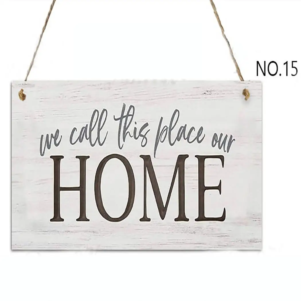 Practical Letter Print Wood Hanging Home Type-1-Type 16 Signs As Picture Decoration New Year Decor Navidad decoration | Дом и сад