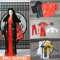 handmade 16 bjd doll clothes chinese costume mens clothing for 12 inch 30cm male jointed dolls accessories toys for boys