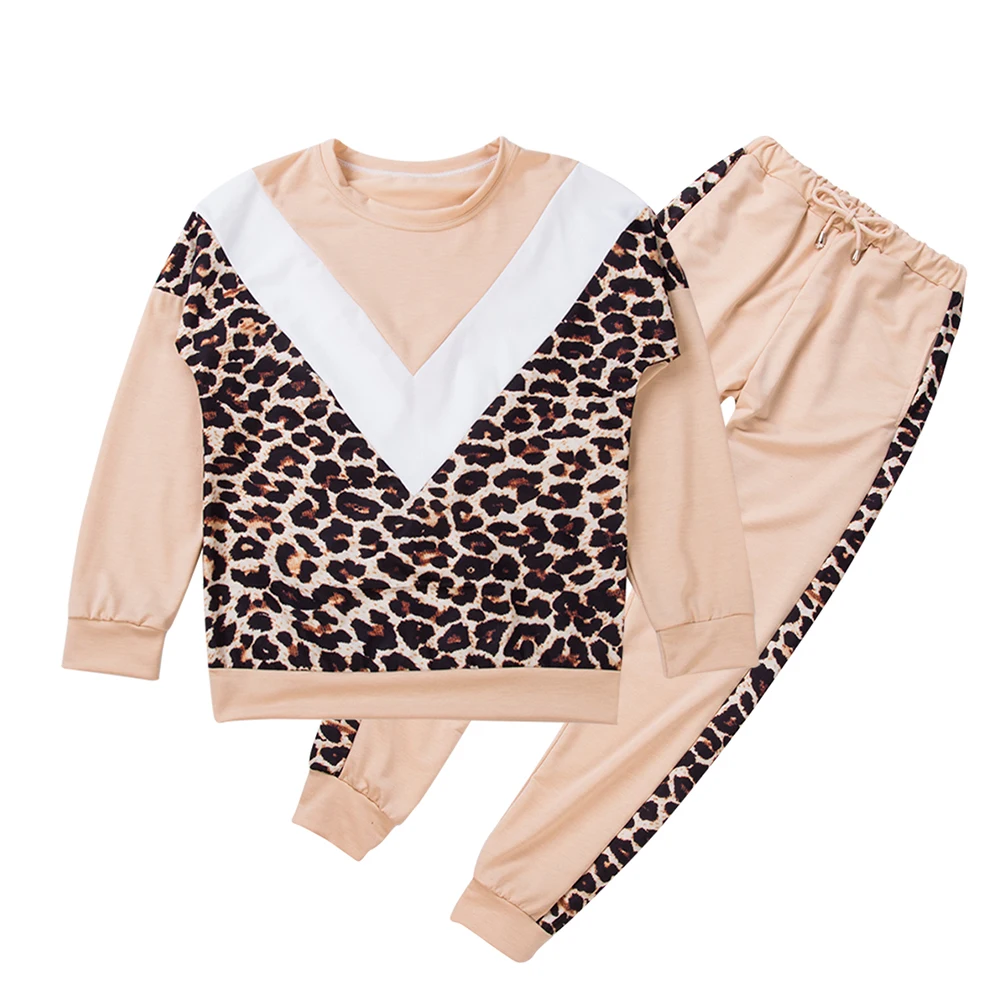 

2Pcs Women Tracksuit Hoodies Sweatshirt Pants Gym Sport Wear Casual Suit Sweats