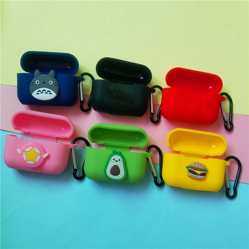 

Чехол для AirPods Pro, Симпатичный мягкий силиконовый чехол «сделай сам» для наушников Apple Airpods 3, защитный чехол, чехол с крючком
