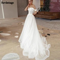 lace boho wedding dress off the shoulder appliques vintage bride dresses 2020 custom made open back wedding party gowns lorie