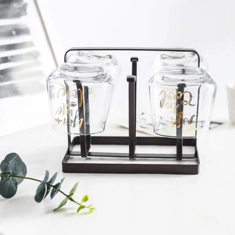 Скандинавский стеллаж для слива кофейных чашек стеллажи хранения стаканов