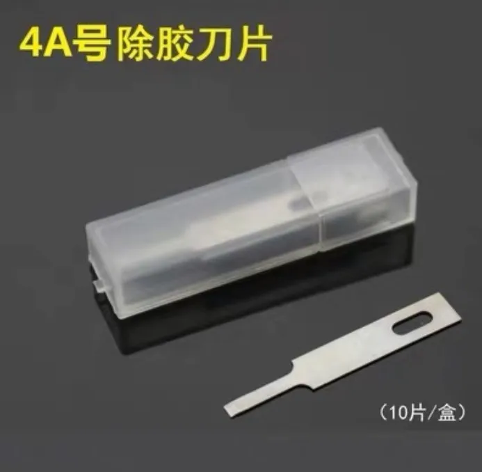 10pcs blade 936 Электрический паяльник дегумминг передача Медная головка процессор задняя крышка удалить клей лезвие отпечатков пальцев IC чип ремонт резак - Цвет: 10pcs blade