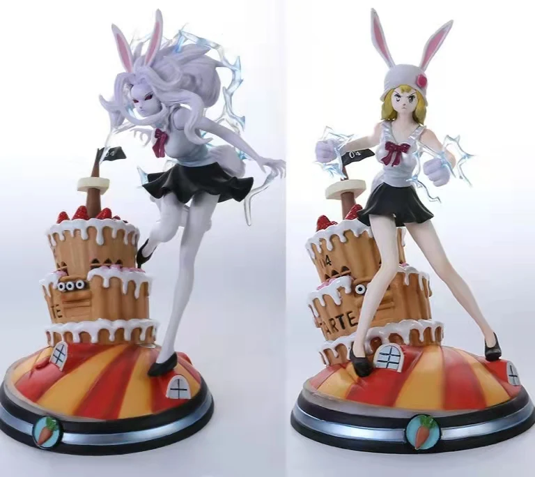 

Anime Figure One Piece Model PVC GK Moon Lion Carrot SD Straw Hat Pirates Collectible Model Decorations Doll Toys For Children