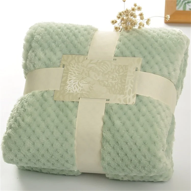 mint green 70X100cm Flanel, супер мягкая детская кровать, уютное детское одеяло, весеннее постельное белье для малышей, одеяло из флиса, пушистое одеяло для домашних животных, чехол для детской коляски - Цвет: mint green 70X100cm