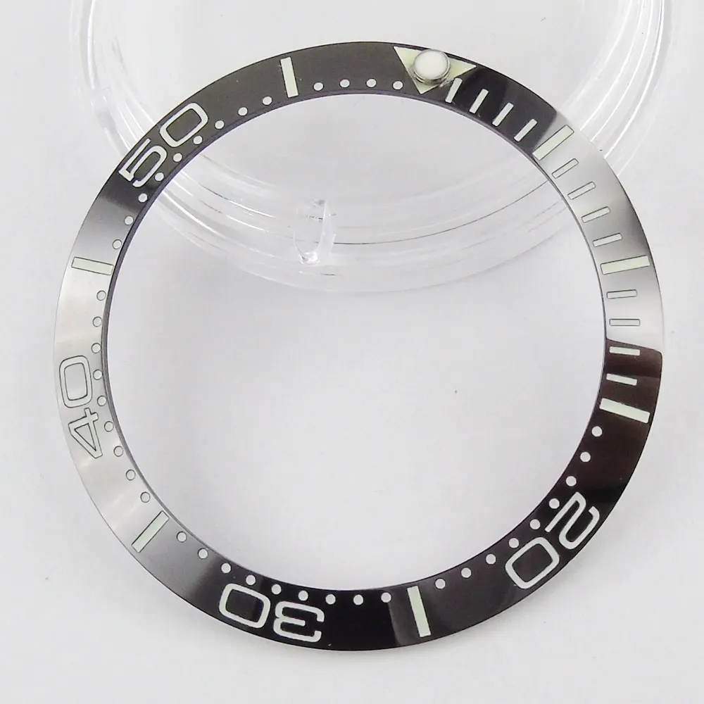 

38mm new high quality Super Luminous ceramic Bezel insert watch fit automatic movement Men's watch bezel