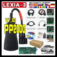 newest lexia 3 pp2000 full chip diagbox v7 83 with firmware 921815c lexia3 v48v25 for citroen for peugeot obdii diagnostic tool