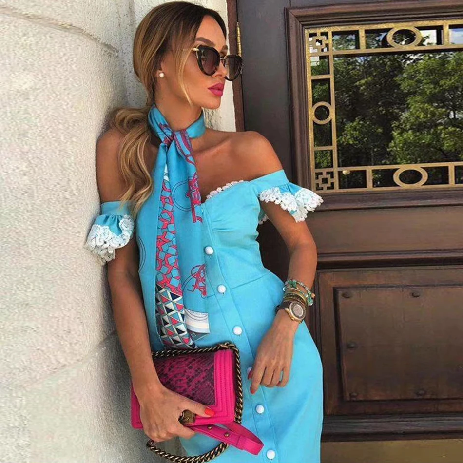 Женское облегающее платье на бретелях ADYCE Клубное вечернее знаменитости без