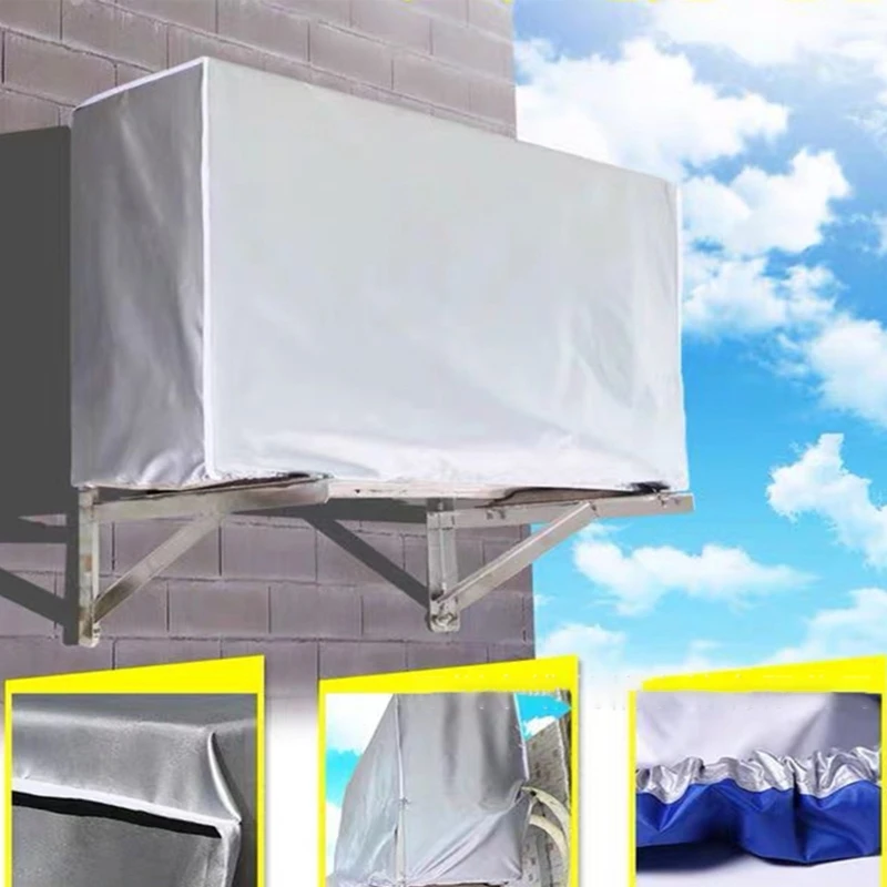 

Waterproof Air Conditioner Cover Water Resistant Rainproof 3 Sizes Hood Cover