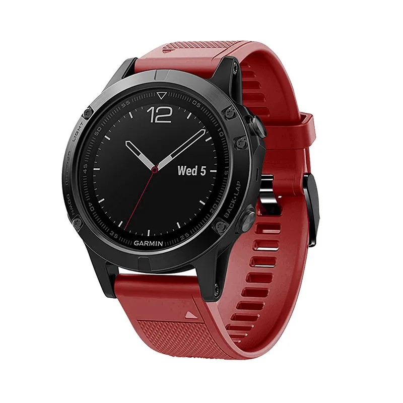 Быстросъемный ремешок для Garmin Fenix 5 / Plus спортивный браслет часов 22 мм мужской