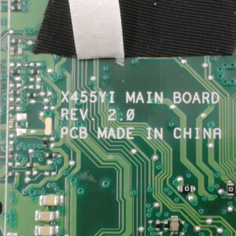 

X455YI laptop motherboard For Asus X455YI X455Y X454Y mainboard 100% test Ok 2G RAM E2-7110U 2GB Graphic