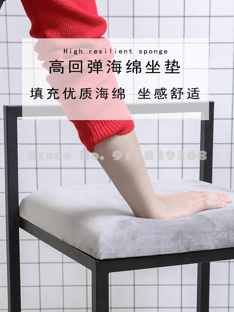 Скандинавский барный стул модный современный простой с высокой ногой семейный