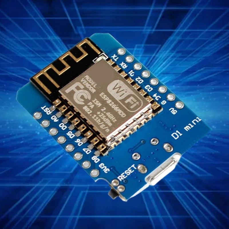 

6 Pieces Development Board NodeMcu Mini D1 Module for ESP32 ESP-WROOM-32 WLAN WiFi Internet Development Board H052