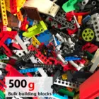 500 г случайный набор деталей для конструктора, набор деталей MOC, аксессуары, креативные базовые блоки, игрушки для детей, подарок