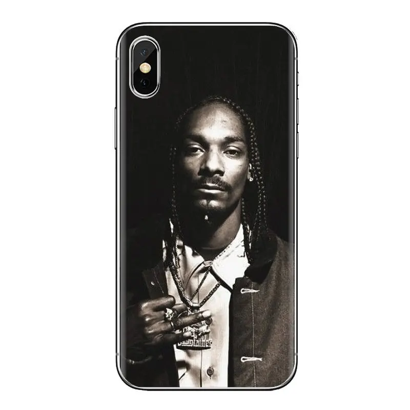 For iPod Touch Apple iPhone 4 4S 5 5S SE 5C 6 6S 7 8 X XR XS Plus MAX Snoop Dogg Wiz Khalifa Print Transparent Soft Shell Covers |
