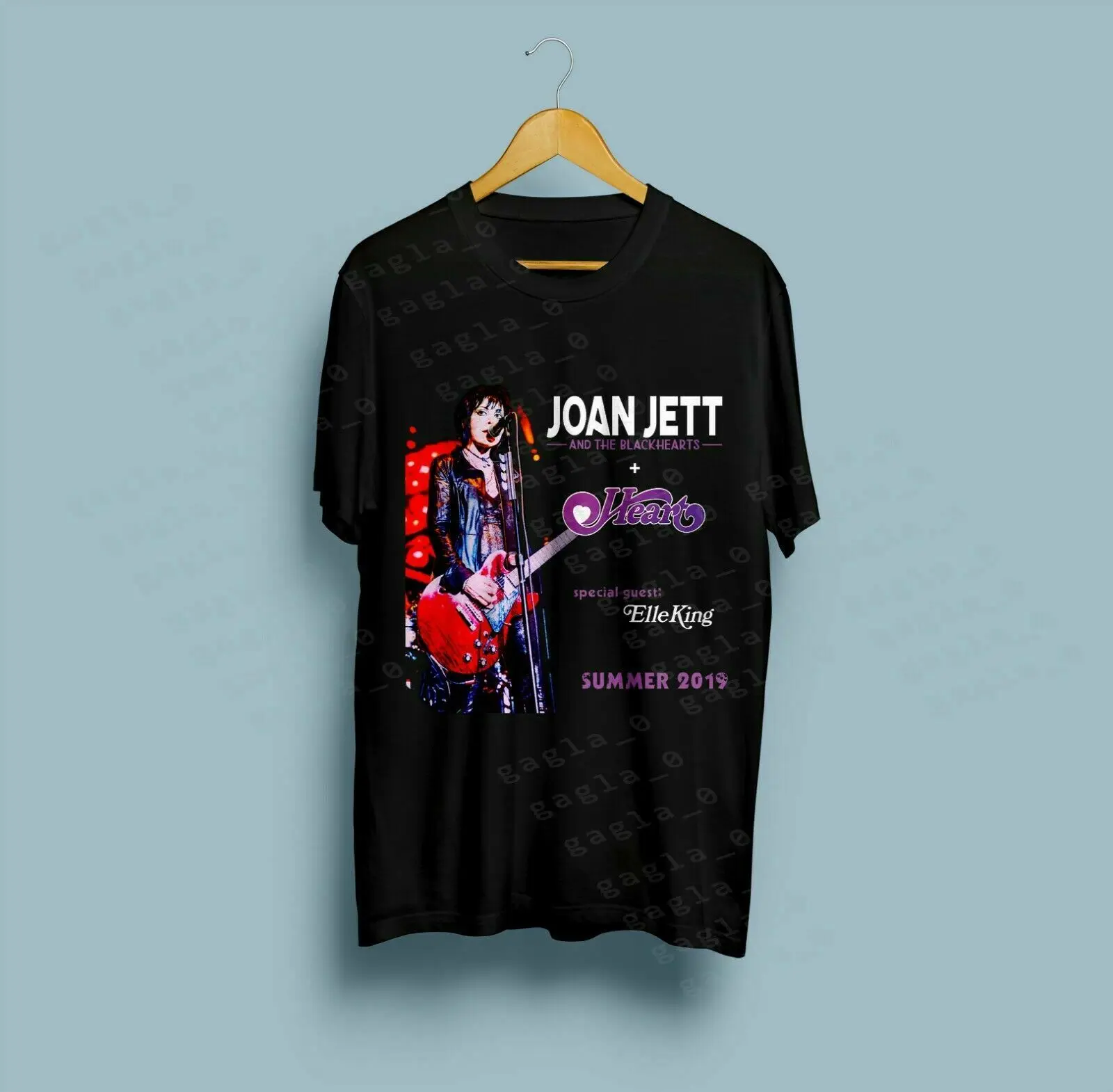Joan Jett The Blackhearts Us Лето Тур 2019 черная темно синяя футболка для мужчин и