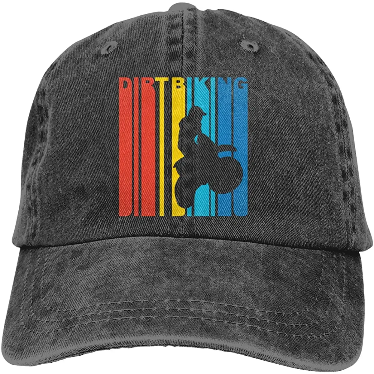 

Unisex Dlrtbiing Denim Hat Adjustable Washed Dyed Cotton Dad Baseball Caps