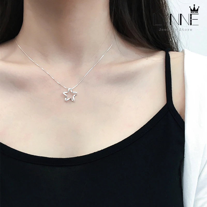 Женское ожерелье из серебра 925 пробы со стразами | Украшения и аксессуары