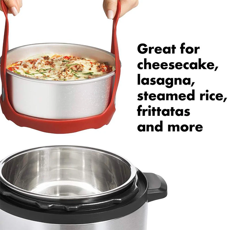 Скороварка Sling Silicone Steamer Lifter аксессуары плита s кухонная сливная площадка Crock Pot