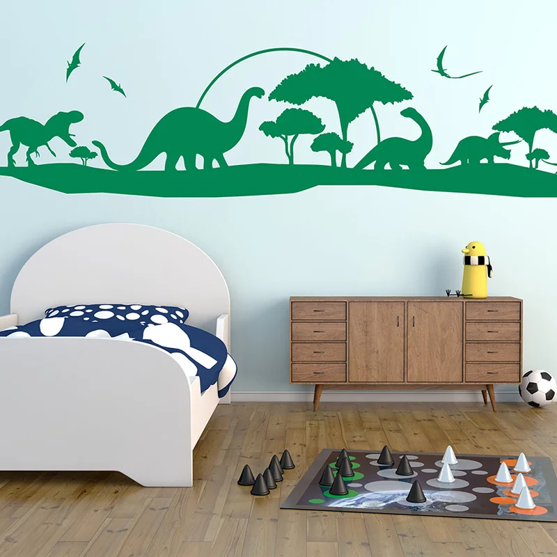 Динозавр Skyline Наклейка на стену Парк Юрского периода детская спальня украшения