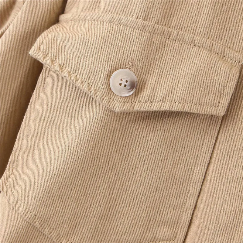 

2020 Spring Autumn Stylish elegant solid women jacket bow tie sashes pockets long sleeve coats female outwear warm tops