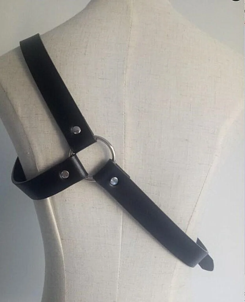 

European and American leather chest strap decoration wild punk chest strap bar nightclub stage accessories