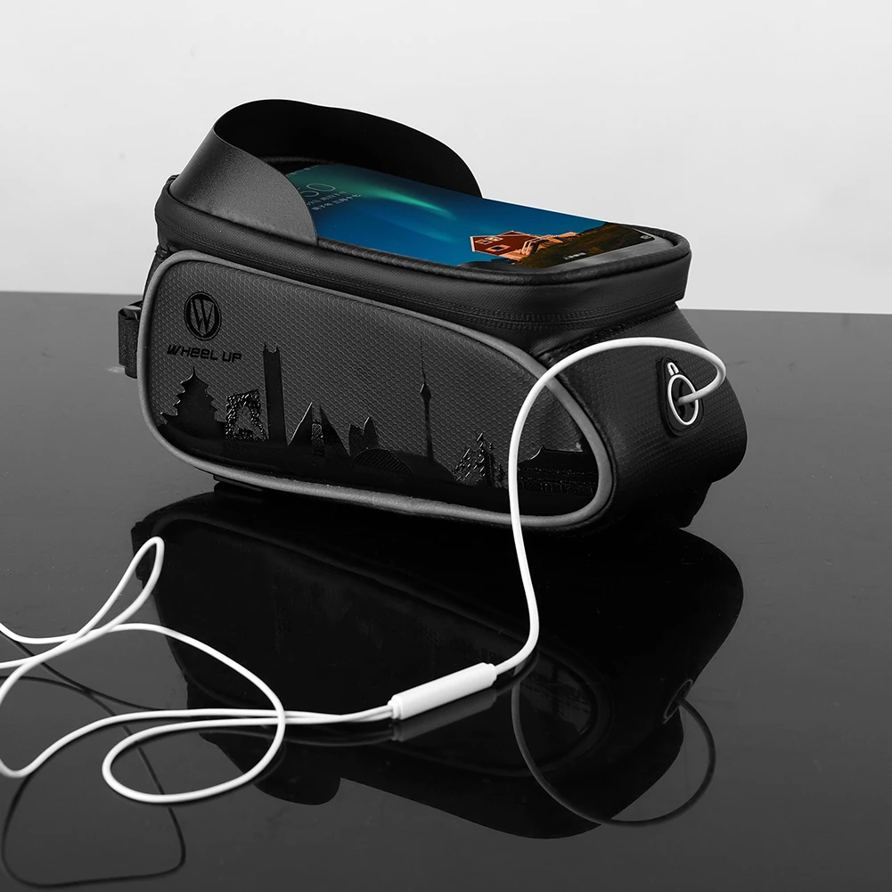 

Bike Top Tube Bag Touch Screen Phone Holder Bag MTB Cycling Accessories for Wheel Up Outdoor Cycle Biking Entertainment