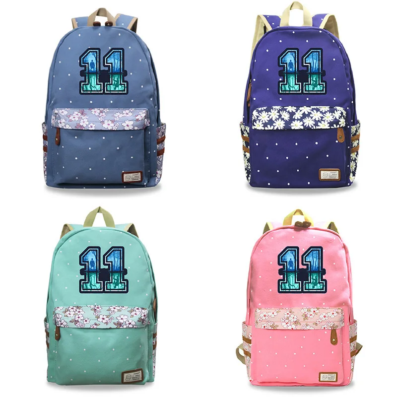 Mochila Stranger Things 8 14 Аниме Рюкзак Tassen Sac Dos Цветочный рюкзак Trave Plecak тетрадь школьные
