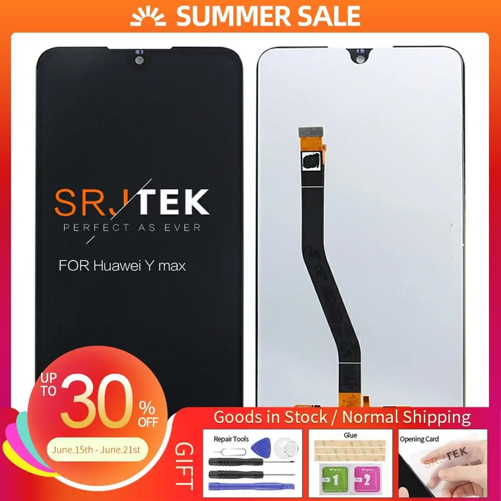 ЖК дисплей с дигитайзером сенсорного экрана для Huawei Y Max YMax черный 100% тестирование