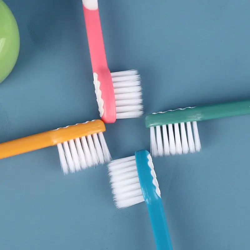 

4 Pcs Cute Cartoon Baby Teeth Care Toothbrush Super Fine Soft Children Toothbrushes 63HE