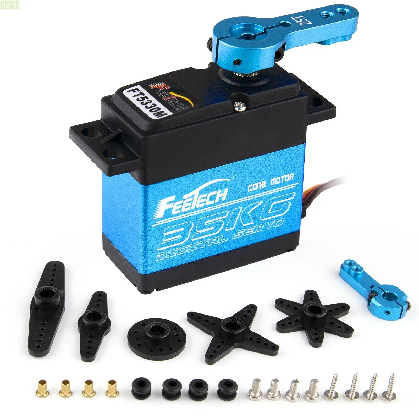 

FT5330M 35kg Waterproof Full Metal Gear Digital Servo With 25T Adjustable Servo Arm & Accessories High Speed RC Car Servo