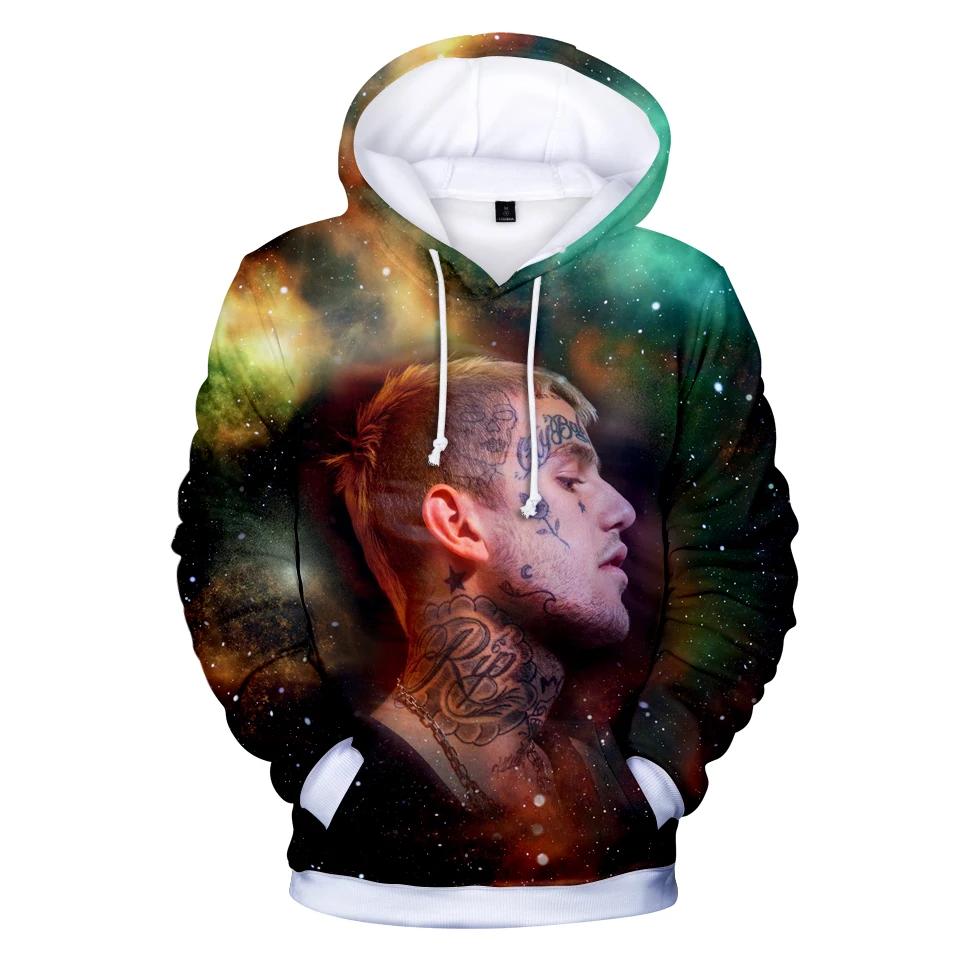 Толстовка с капюшоном XXXTentacion Lil Peep уличная одежда в стиле хип-хоп Модные свитшоты