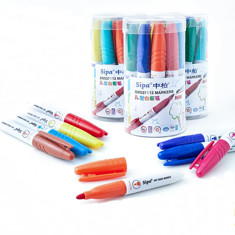 

Dry Erase Markers Low Odor Fine Whiteboard Markers, 8 or 12 pack