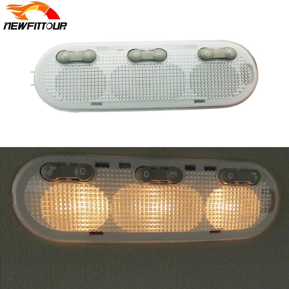 

Лампа для чтения в передний ряд, 3 кнопки, купольная лампа для Nissan Qashqai J10 J11 X-Trail, March, Sunny