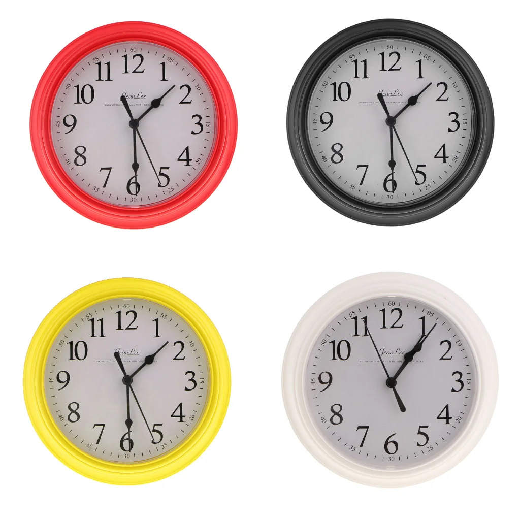 9 дюймовые круглые Настенные часы батарея аа в комплект не входит аналоговые