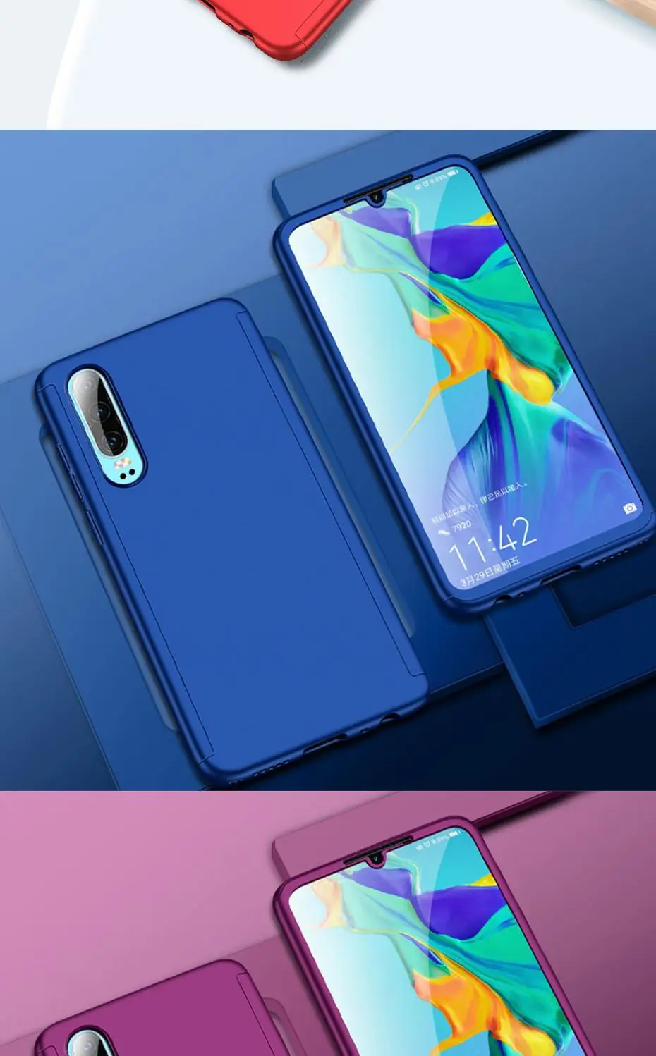 

360 Full Protection for Samsung Galaxy A10 A20 A30 A40 A50 A70 A60 A50S A31 A51 A71 A11 A41 A21S M10 M20 M30 A80S PC Case