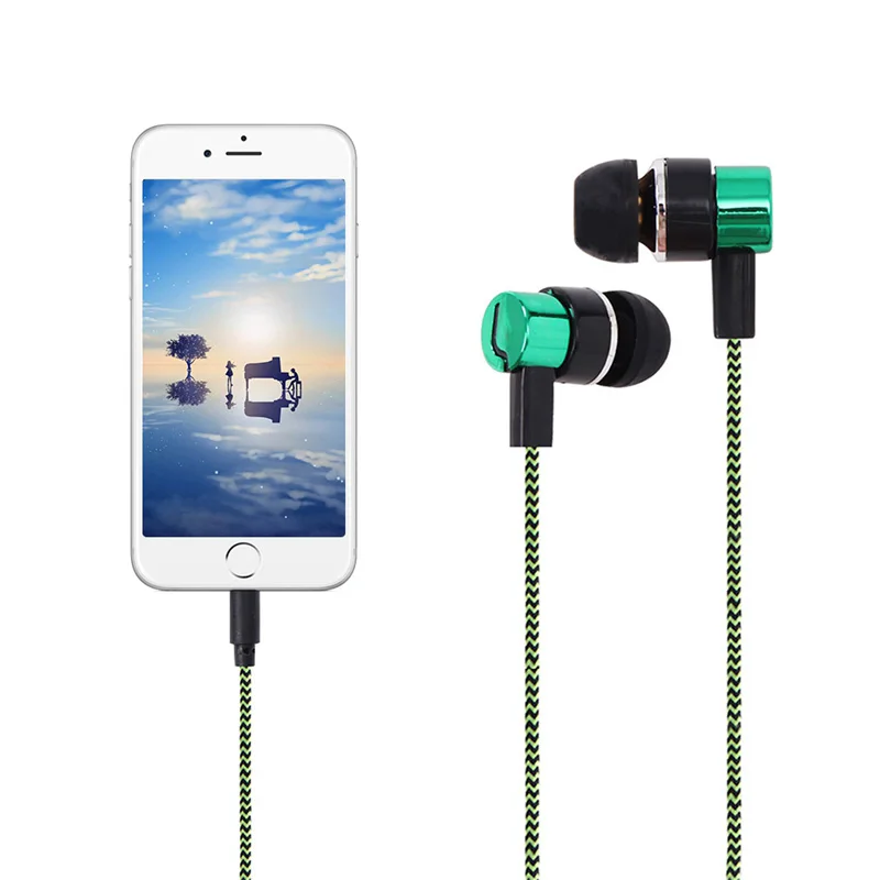 

Earphones Headsets With Built-in Microphone 3.5mm In-Ear Wired Earphone For Smartphones For Samsung Xiaomi Huawei iPhone