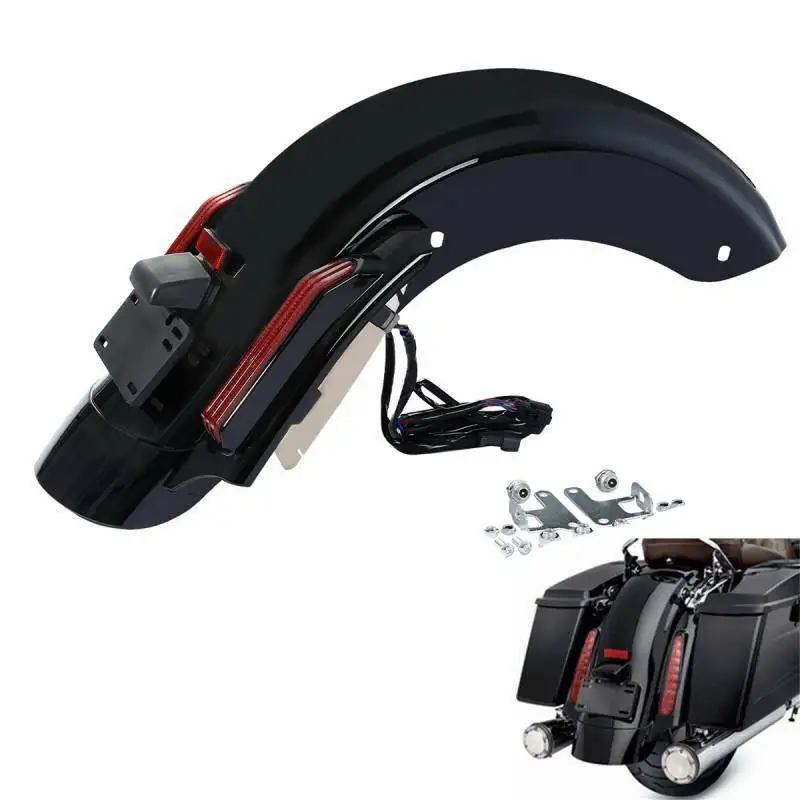 Мотоцикл светодиодный заднее крыло Системы для Harley Touring Electra Street Glide Road King Ультра