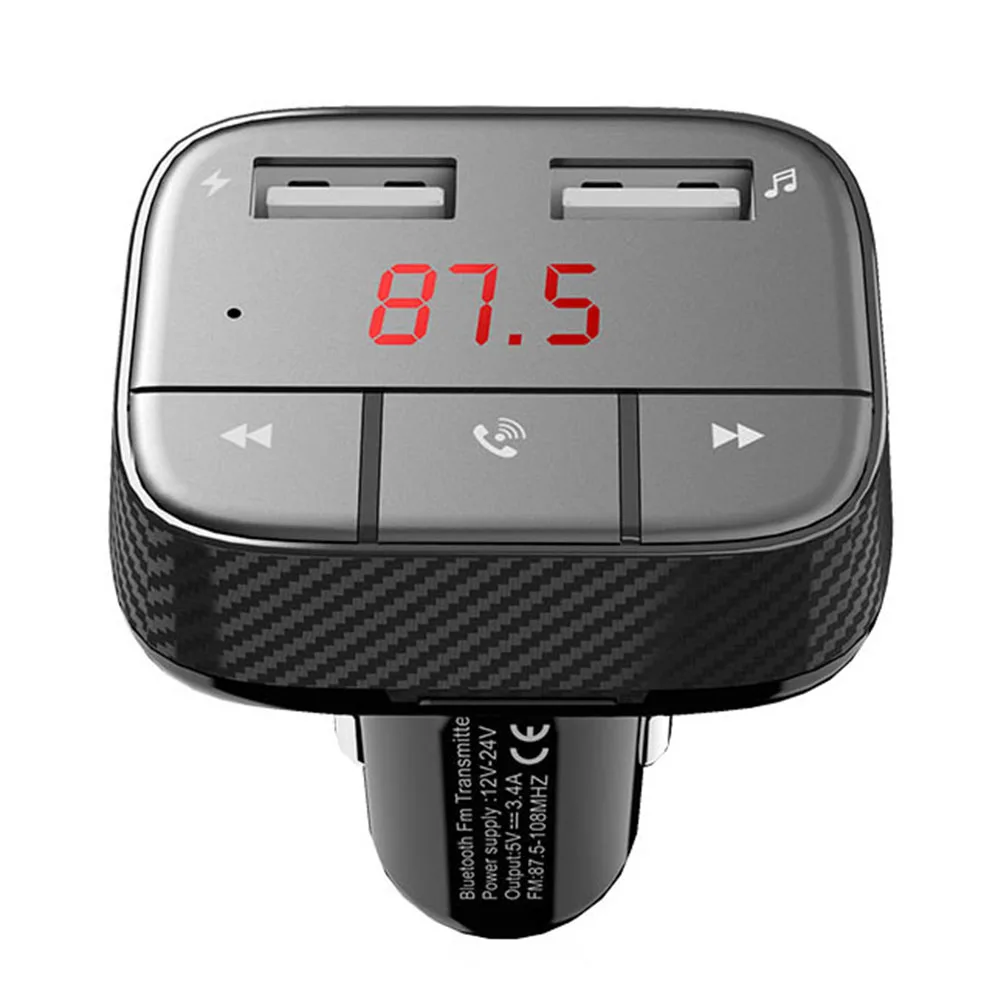Bluetooth 5 0 FM передатчик Встроенный микрофон автомобильный комплект свободные руки