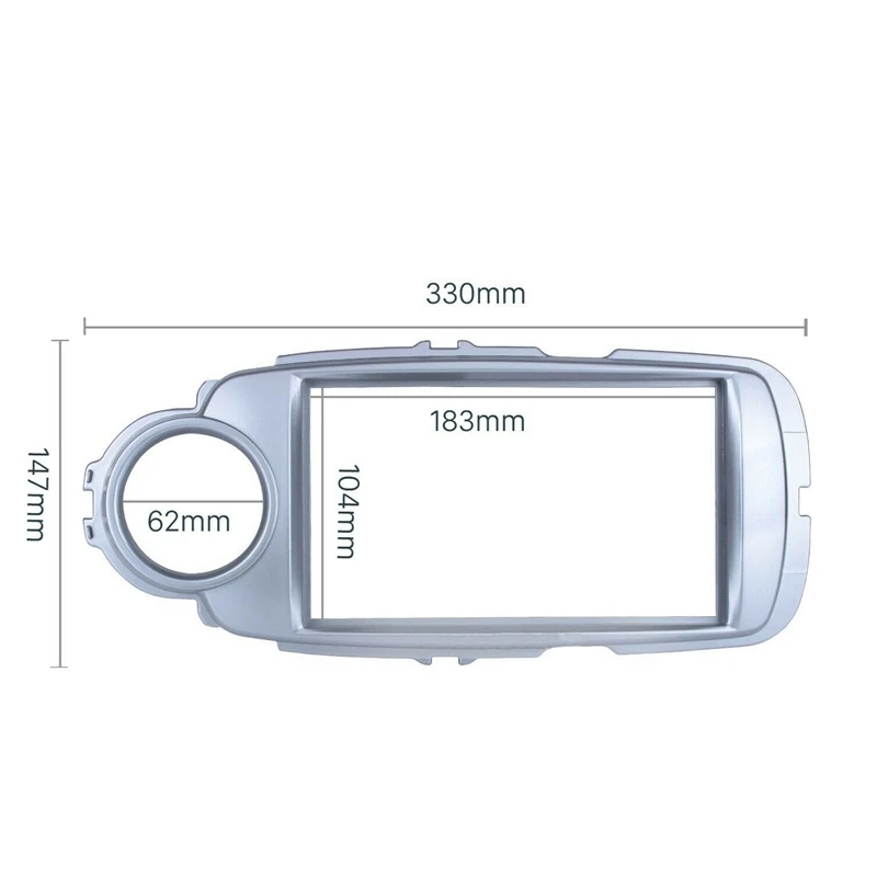 Для Toyota Yaris Vitz 2012 автомобильная 2Din панель для модификации звуковой панели