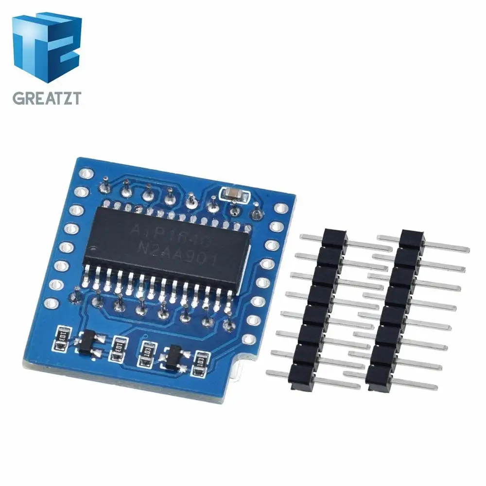 Светодиодный экран GREATZT Matrix V1.0.0 для WEMOS D1 цифровой мини-модуль управления выходом