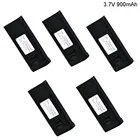 Литий-полимерный аккумулятор 5 шт.лот 3,7 в 900 мАч для VISUO TIANQU XS809W XS809HW, запчасти для квадрокоптера, радиоуправляемого дрона, летательного аппарата, вертолета, аккумулятор