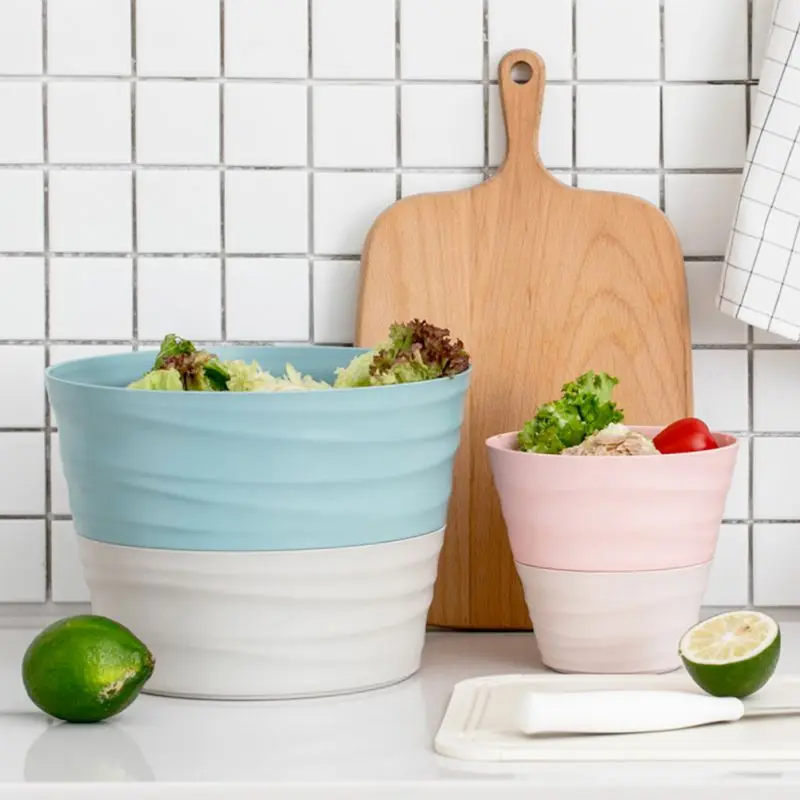 

Salad bowls melamine bowl set 5-piece melamine bowl set for fruit unbreakable and multi-color homehold bowls