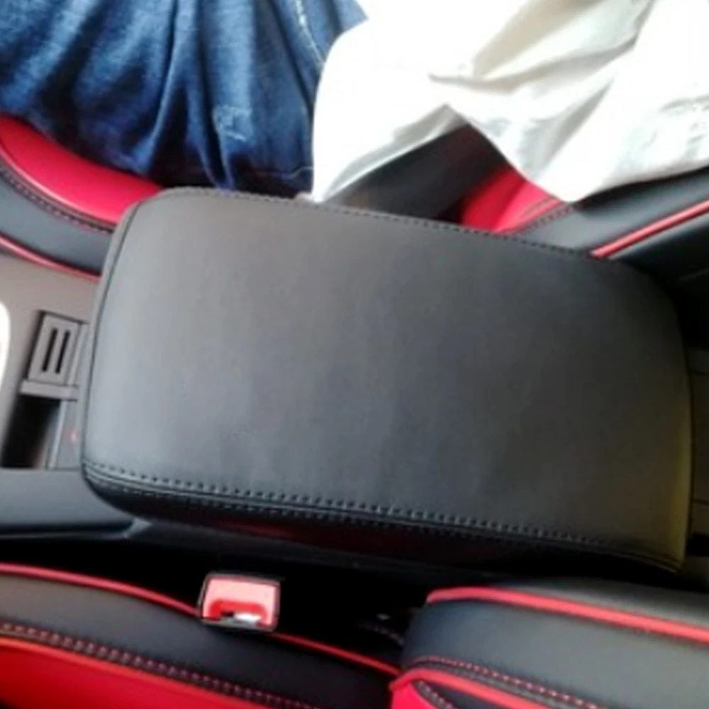 

For Audi A3 S3 RS3 8V 2013-2020 Auto Car Care Center Armrest Cover Box Protector PU Leather Mat Pad Cushion Interior Accessories