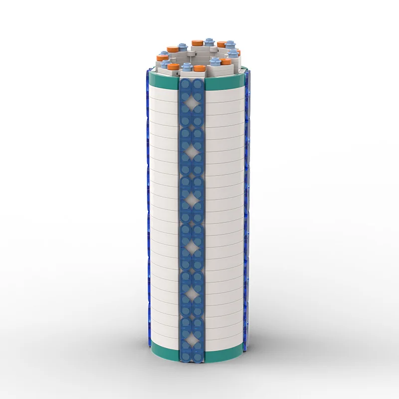 

MOC Fashion Home Decoration Building Block Vase Set Plastic Dark Blue Green and White Nordic Vase Children's Creative BrickS Toy