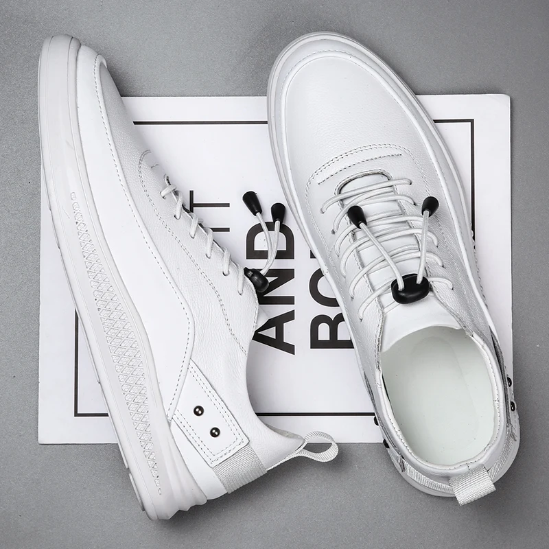 

Men Leisure Shoes Men's Casual Leather Shoes Mens Hot Sale Men Fashion Causal Zapatos Casuales Shoe Man Sports Black
