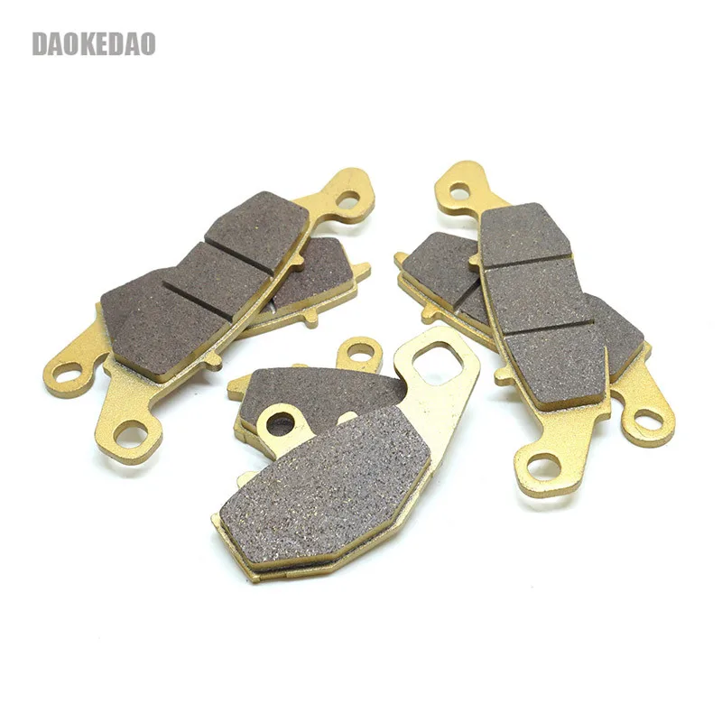 Комплект передних задних тормозных дисковых колодок для мотоцикла Kawasaki Ninja 650 12 16