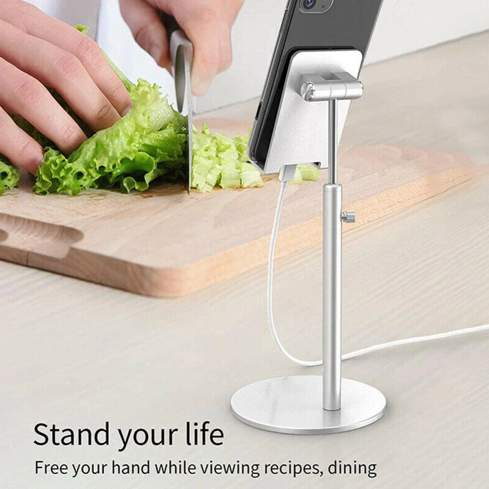 

Phone Holder Stand Adjustable Desktop Portable Cell Phone Table Holder For IPhone/Samsung Tablet Mobile Stand Smartphone Stands